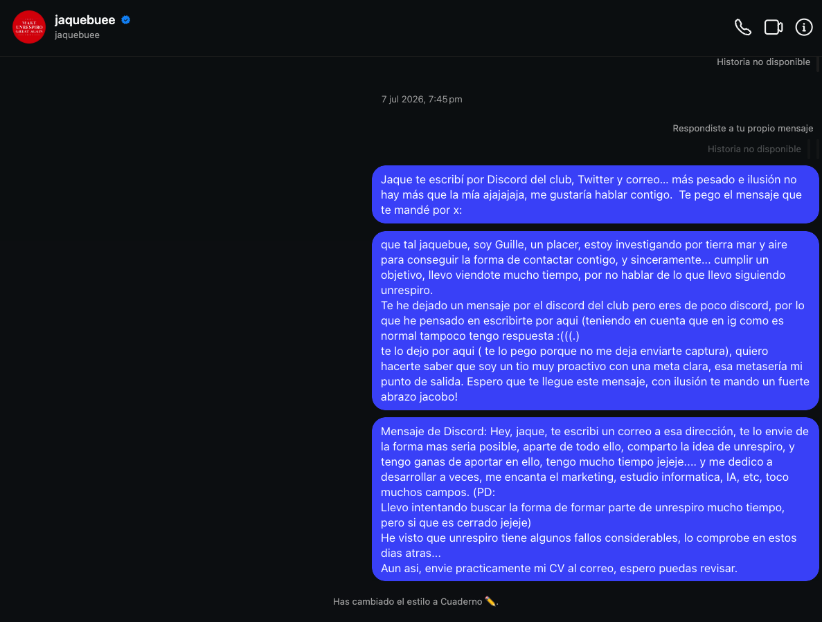 Evidencia mensaje 2